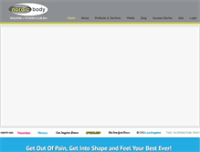 Tablet Screenshot of nordicbody.com